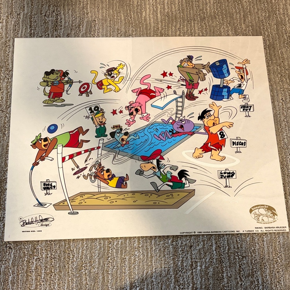 Hanna-Barbera Cartoon Artist Cel